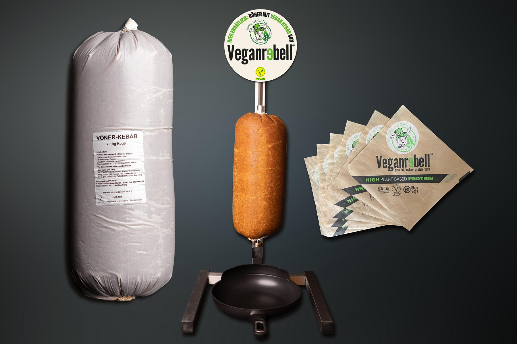 Veganrebell Vegan Kebab Kegel